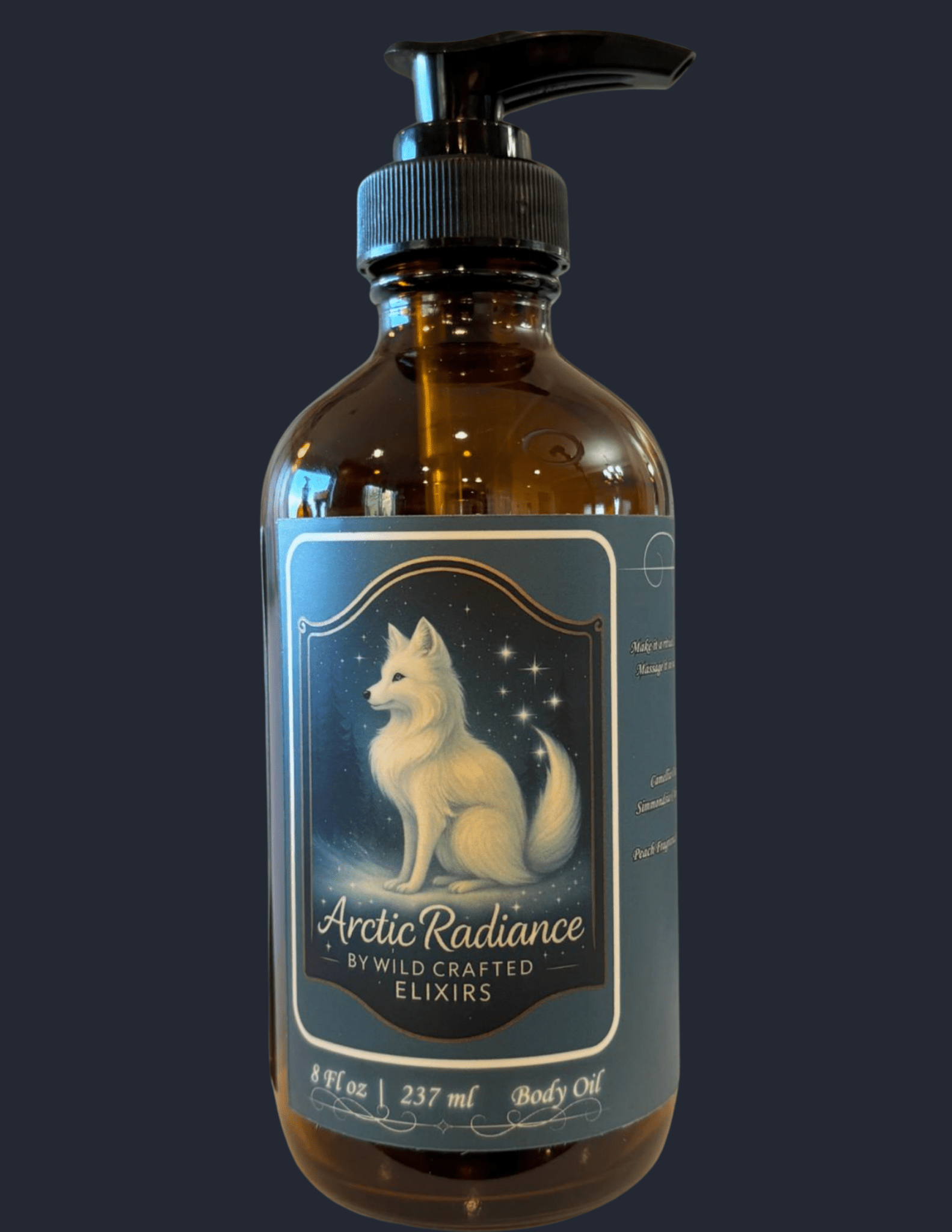 Arctic Radiance Body Oil – Squalene & Marula Luminous Oil for Women, 8 oz