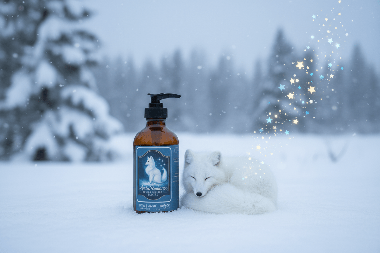 Arctic Radiance Body Oil – Squalene & Marula Luminous Oil for Women, 8 oz