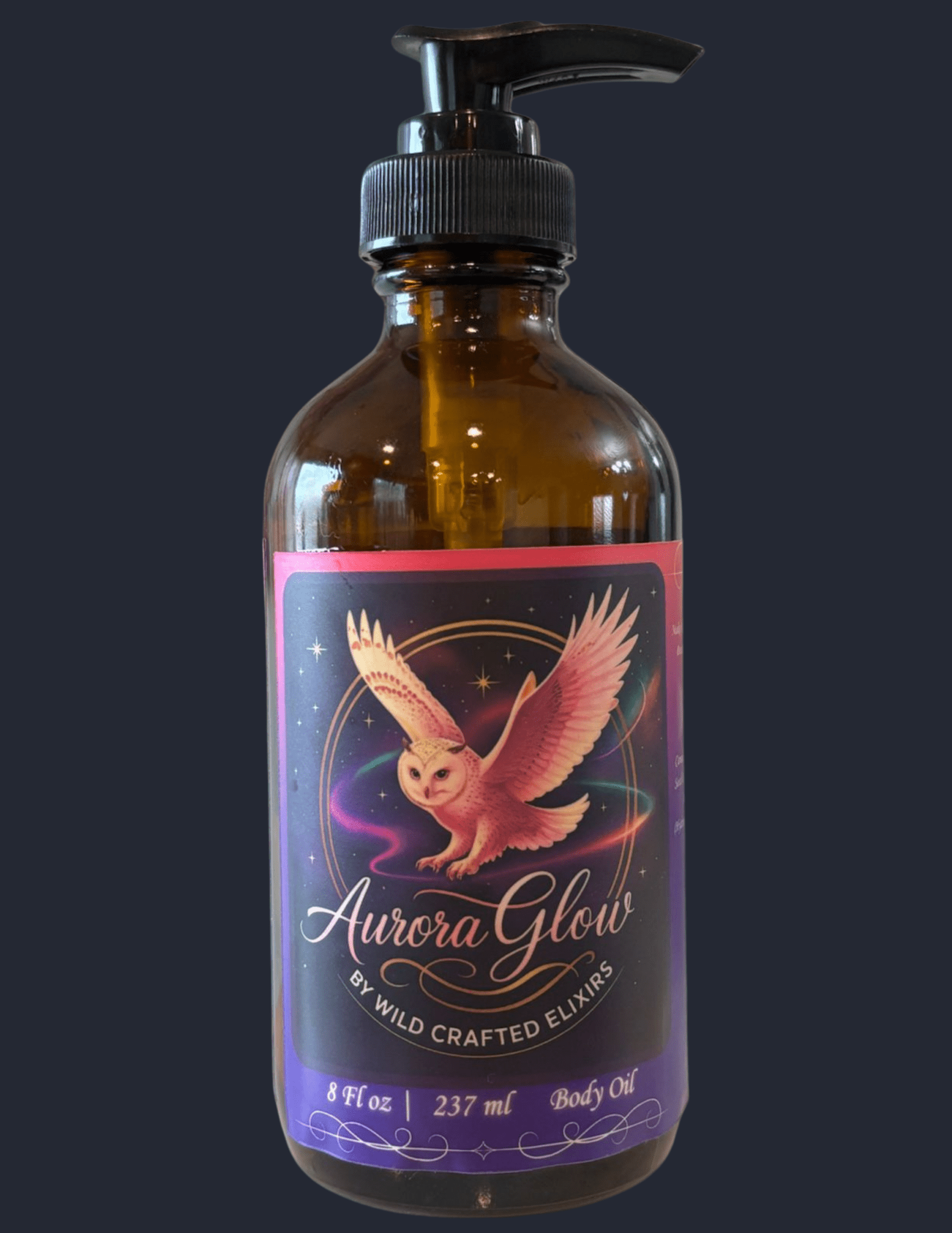 Aurora Glow Body Oil – Squalene & Sea Buckthorn Radiance Oil for Women, 8 oz