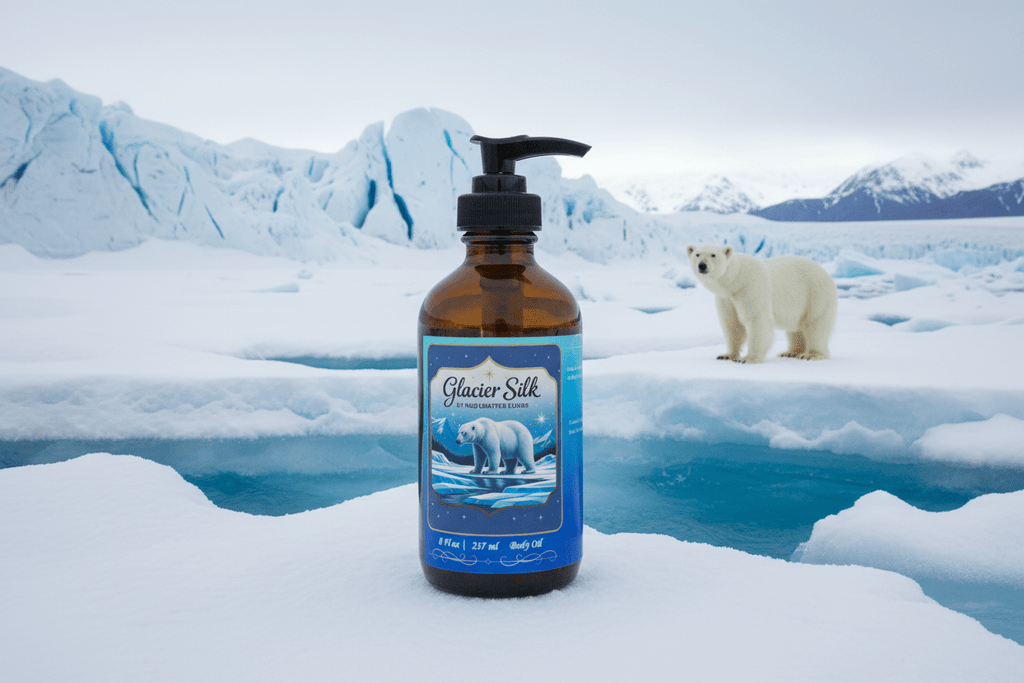 Glacier Silk Body Oil – Squalene, Marula & Sea Buckthorn for Dry Skin, 8 oz