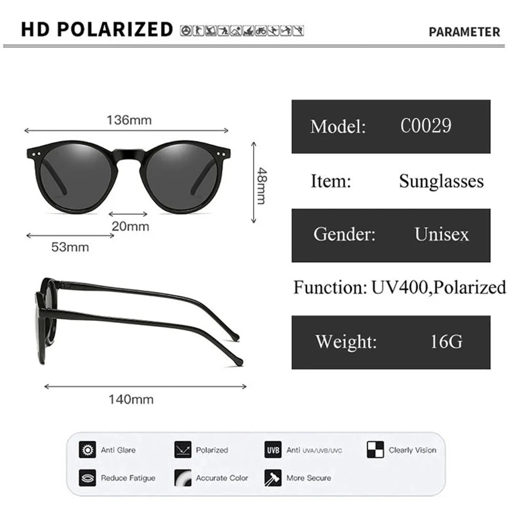 Women’s Polarized Cat Eye Sunglasses – UV Protection - PhishStones Products