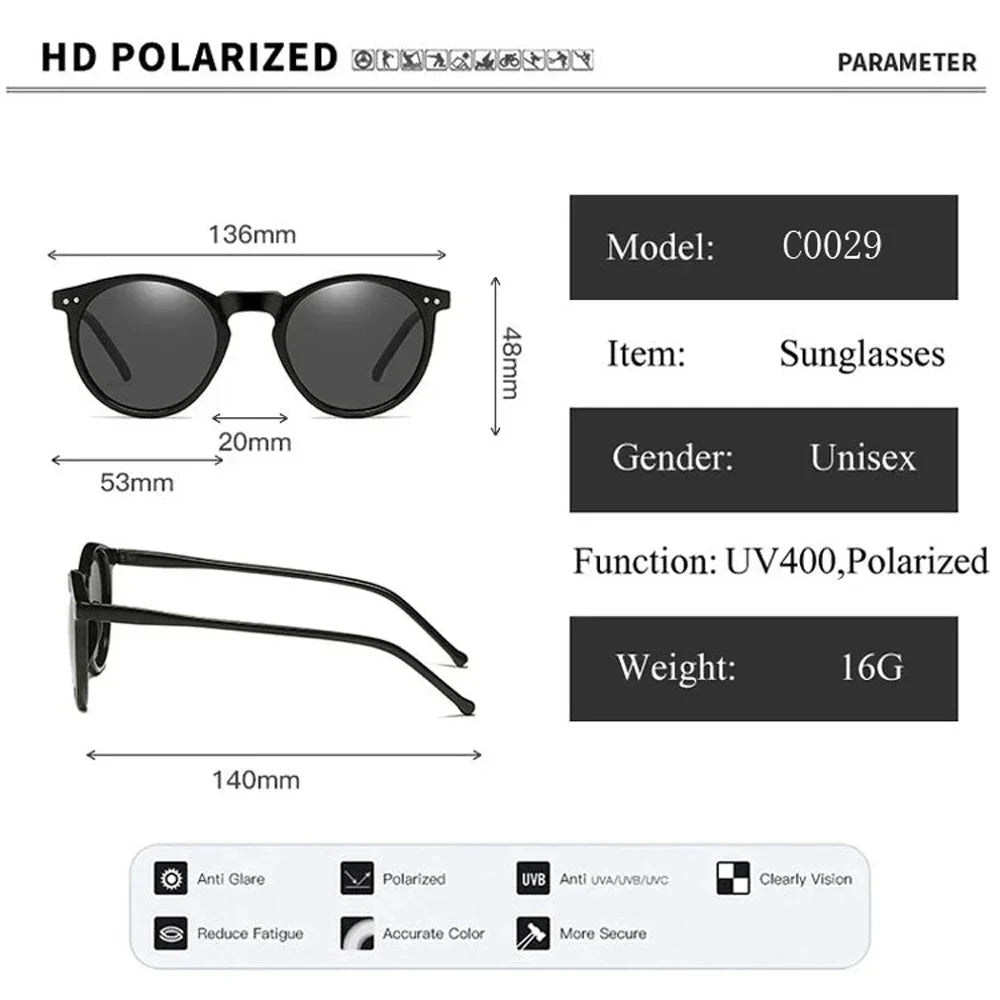 Women’s Polarized Cat Eye Sunglasses – UV Protection - PhishStones Products