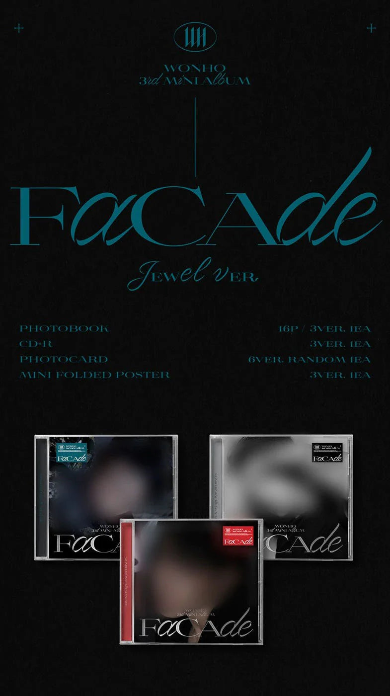 Wonho 3rd Mini Album - Facade (Jewel Version)