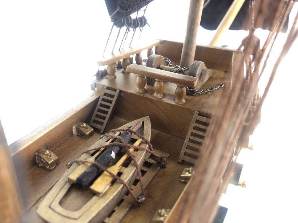 Wooden Black Pearl Black Sails Limited Model Pirate Ship 26""