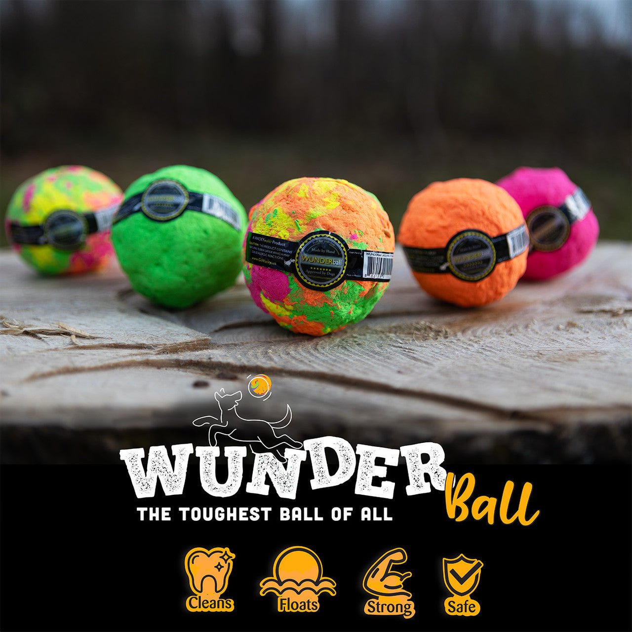 WUNDERball - Best Fetch Toy - PhishStones Products