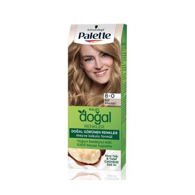 Palette Doğal Renkler Honey Blonde Hair Dye: Achieve Natural, Radiant Hair Color at Home with Permanent 8-0 Shade