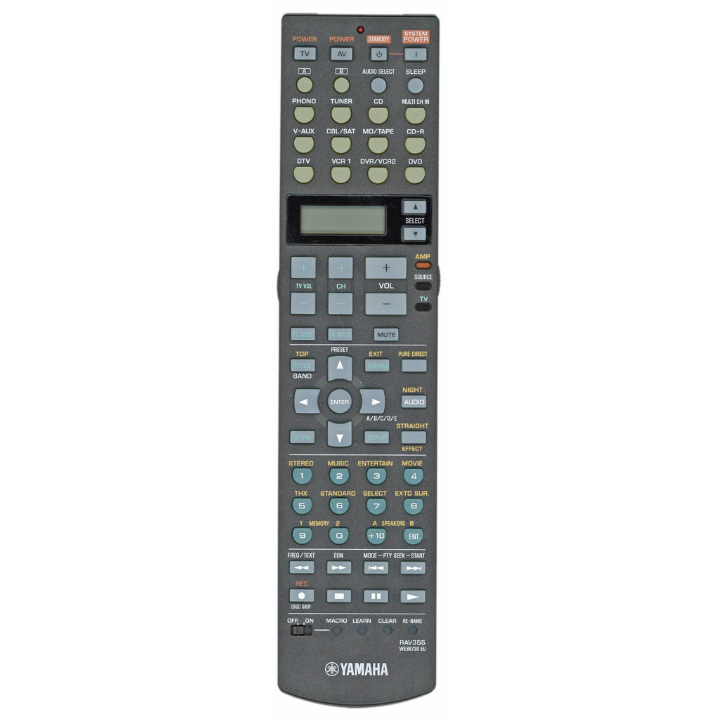 Yamaha RAV355 A/V Receiver Remote Control - WE88730EU