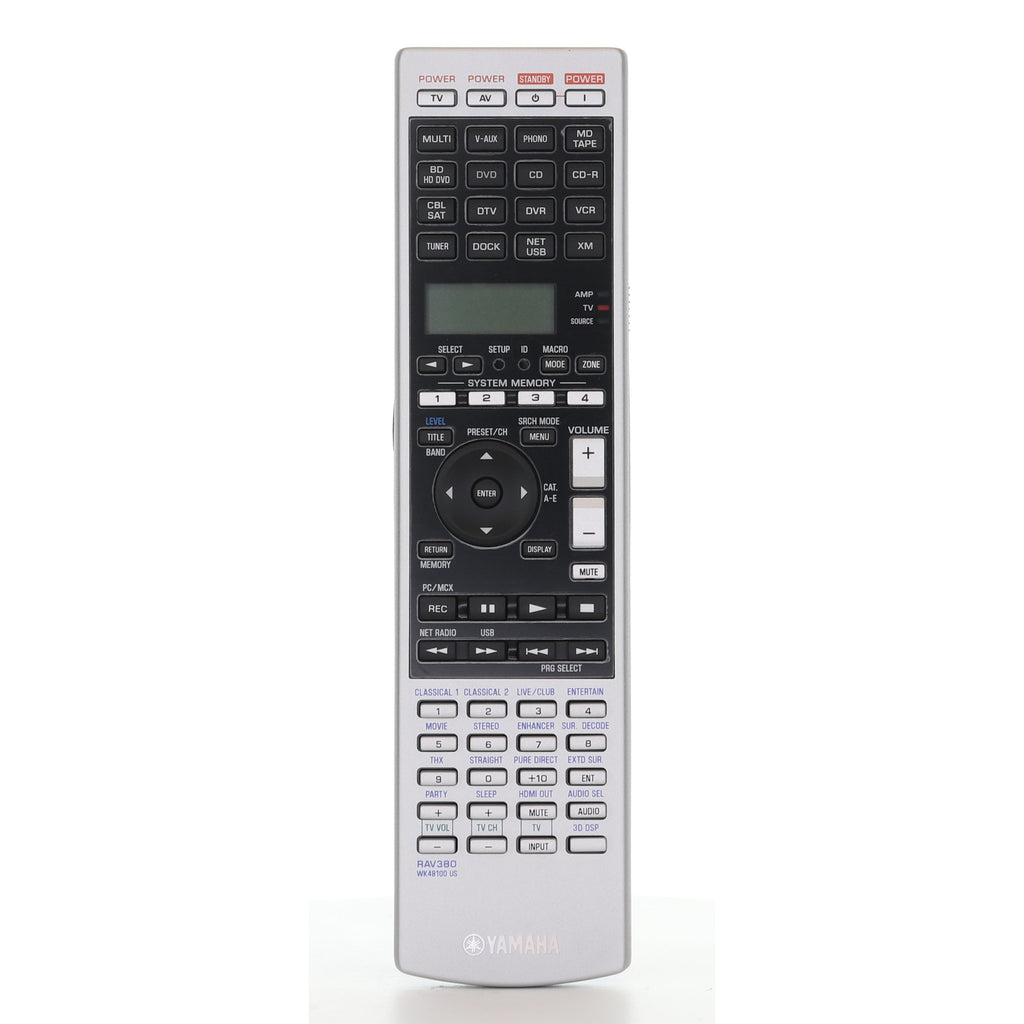 Yamaha RAV380 A/V Receiver Remote Control - WK481000