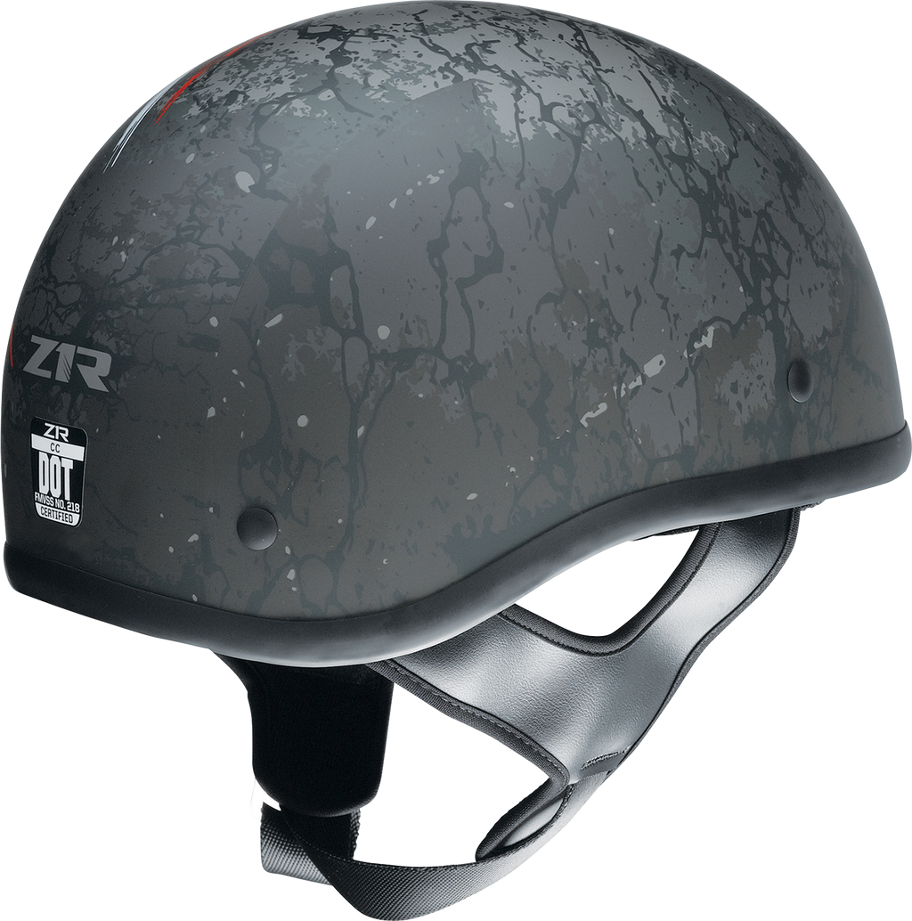 Z1R, Z1R CC Beanie Helmet Justice - Black/Red/White/Blue, Medium - Part Number 0103-1405