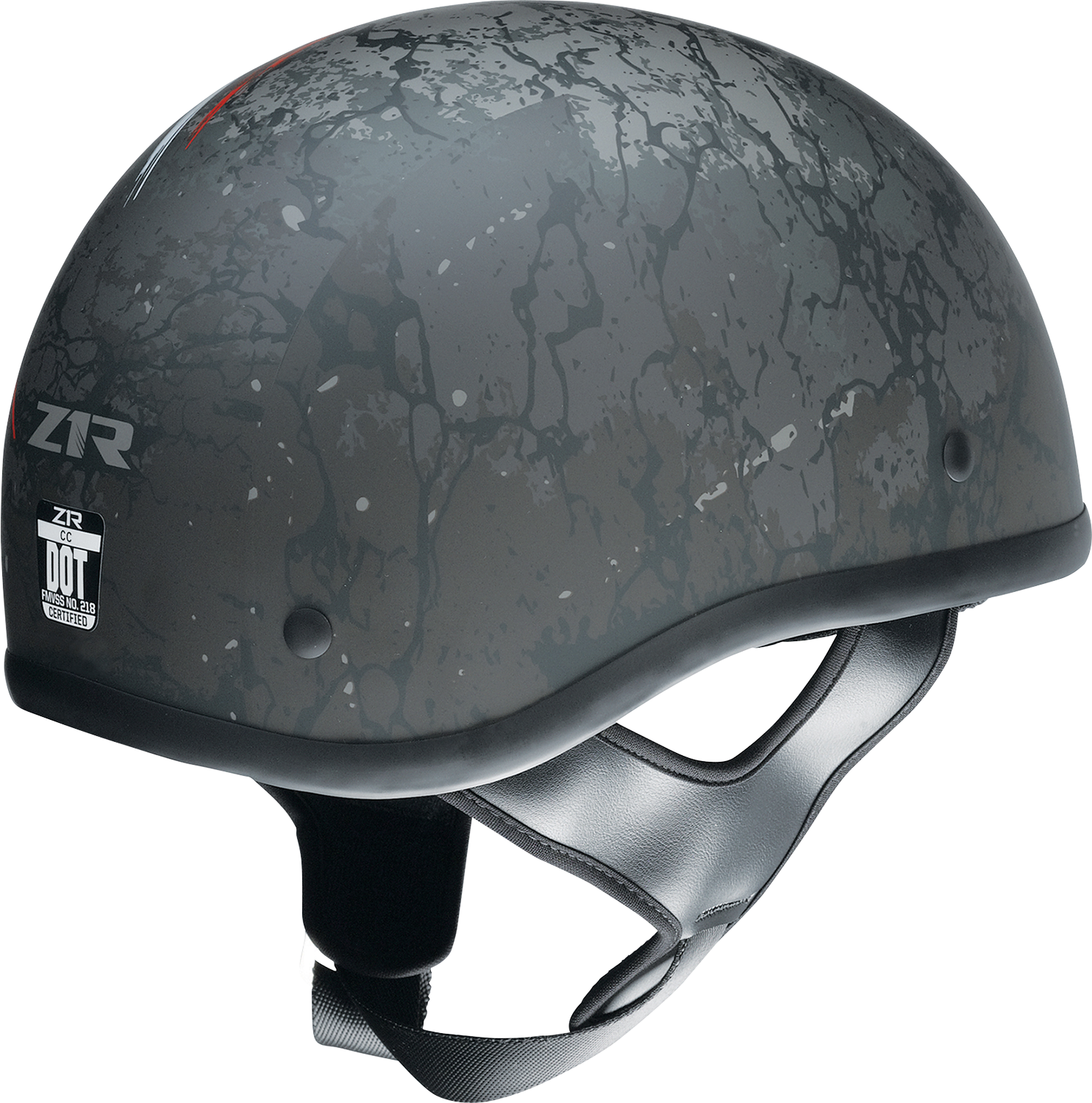 Z1R, Z1R CC Beanie Helmet Justice - Black/Red/White/Blue, Medium - Part Number 0103-1405