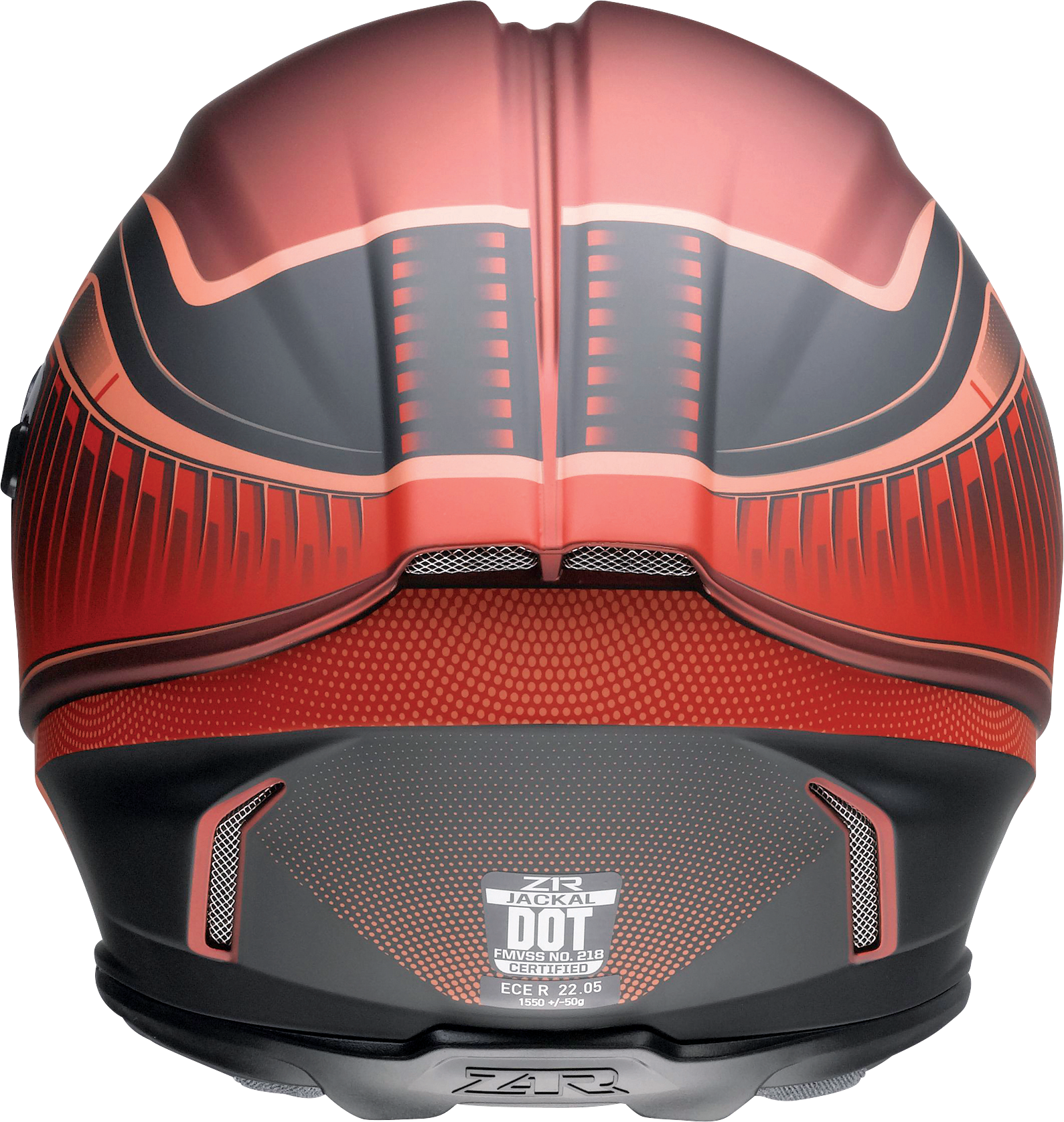 Z1R, Z1R Jackal Helmet - Dark Matter Red, XL - Injection-Molded Polycarbonate Shell with Drop-Down Sun Visor