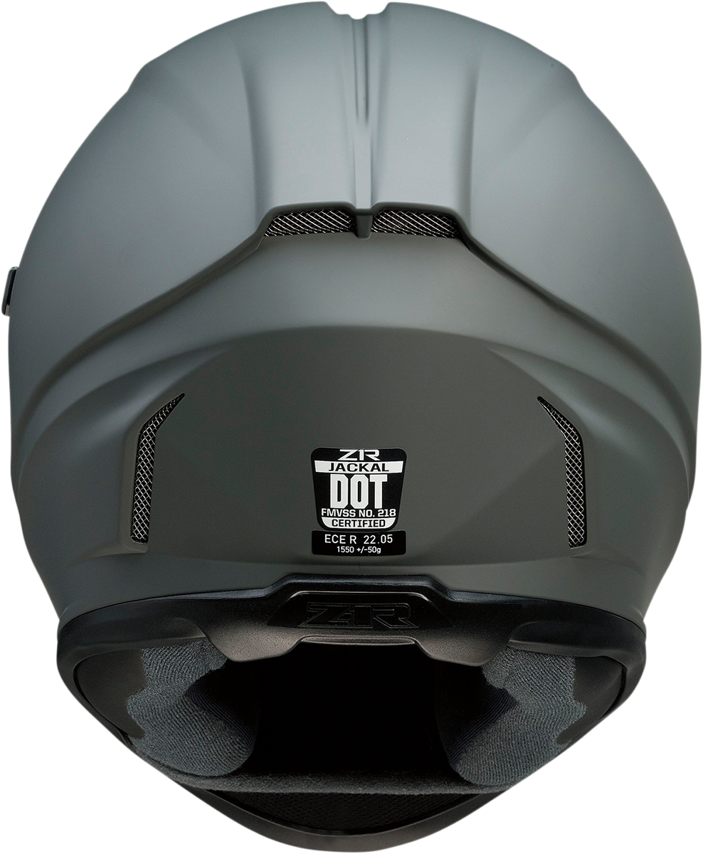 Z1R, Z1R Jackal Helmet Primer Gray with Smoke Shield - Medium 0101-14001