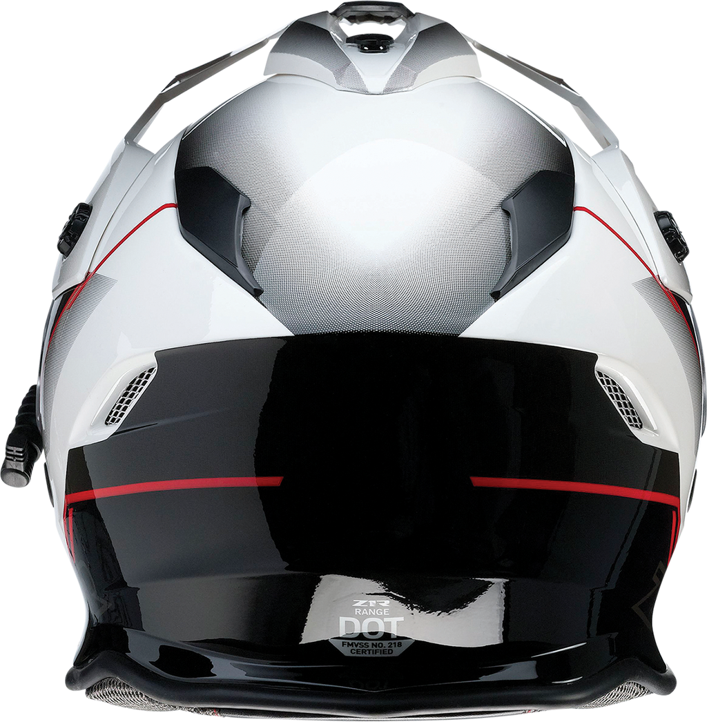 Z1R, Z1R Range Snow Helmet Bladestorm Electric Dual Pane Black/Red/White XS (Part No. 0101-14053)