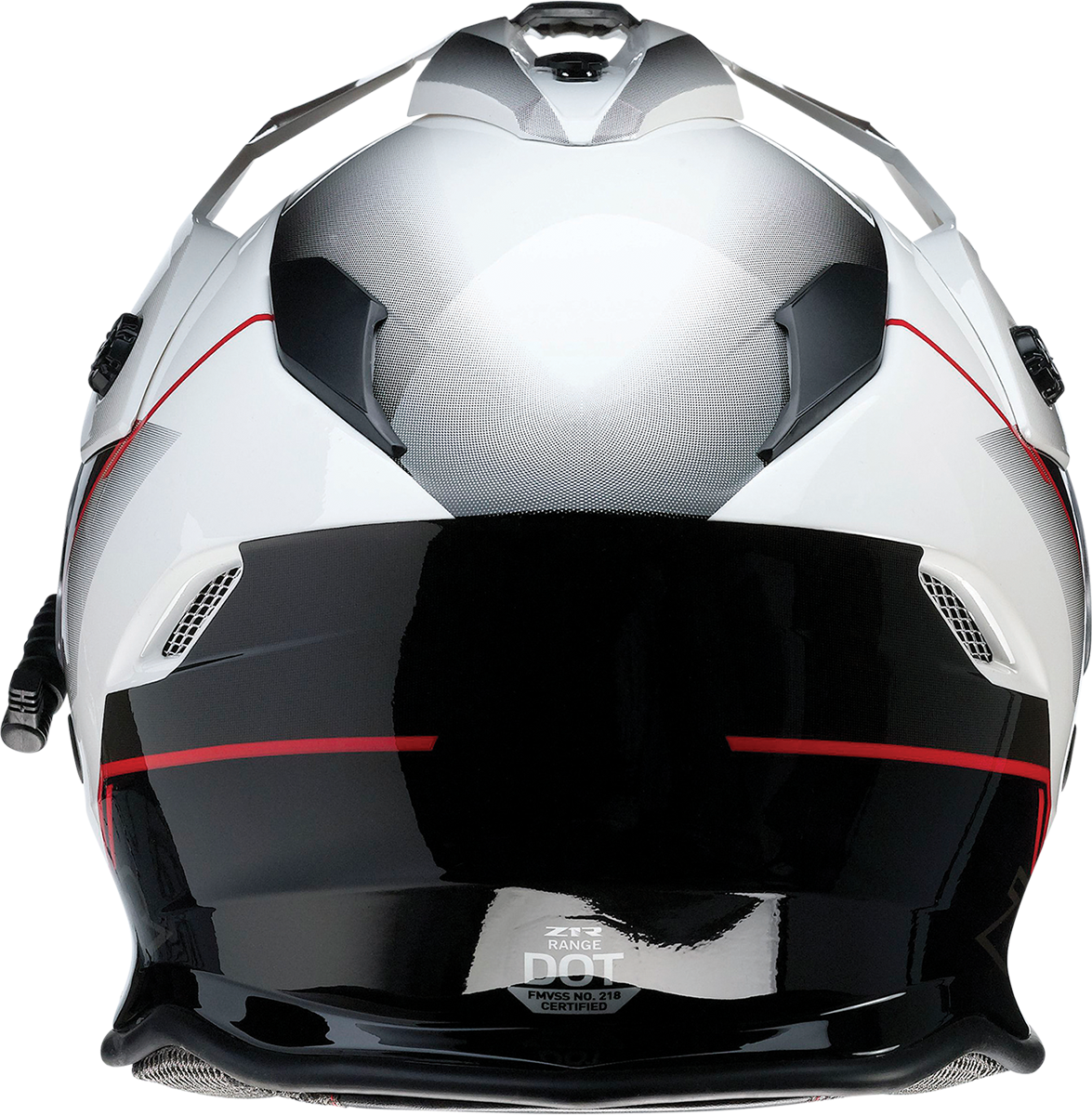 Z1R, Z1R Range Snow Helmet Bladestorm Electric Dual Pane Black/Red/White XS (Part No. 0101-14053)