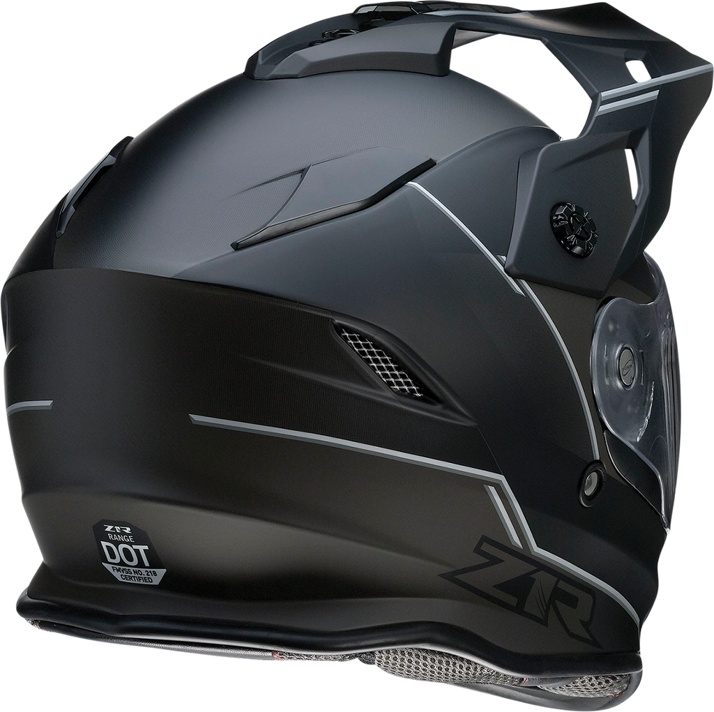 Z1R, Z1R Range Snow Helmet Bladestorm Electric Dual Pane Black/White Small 0101-14048