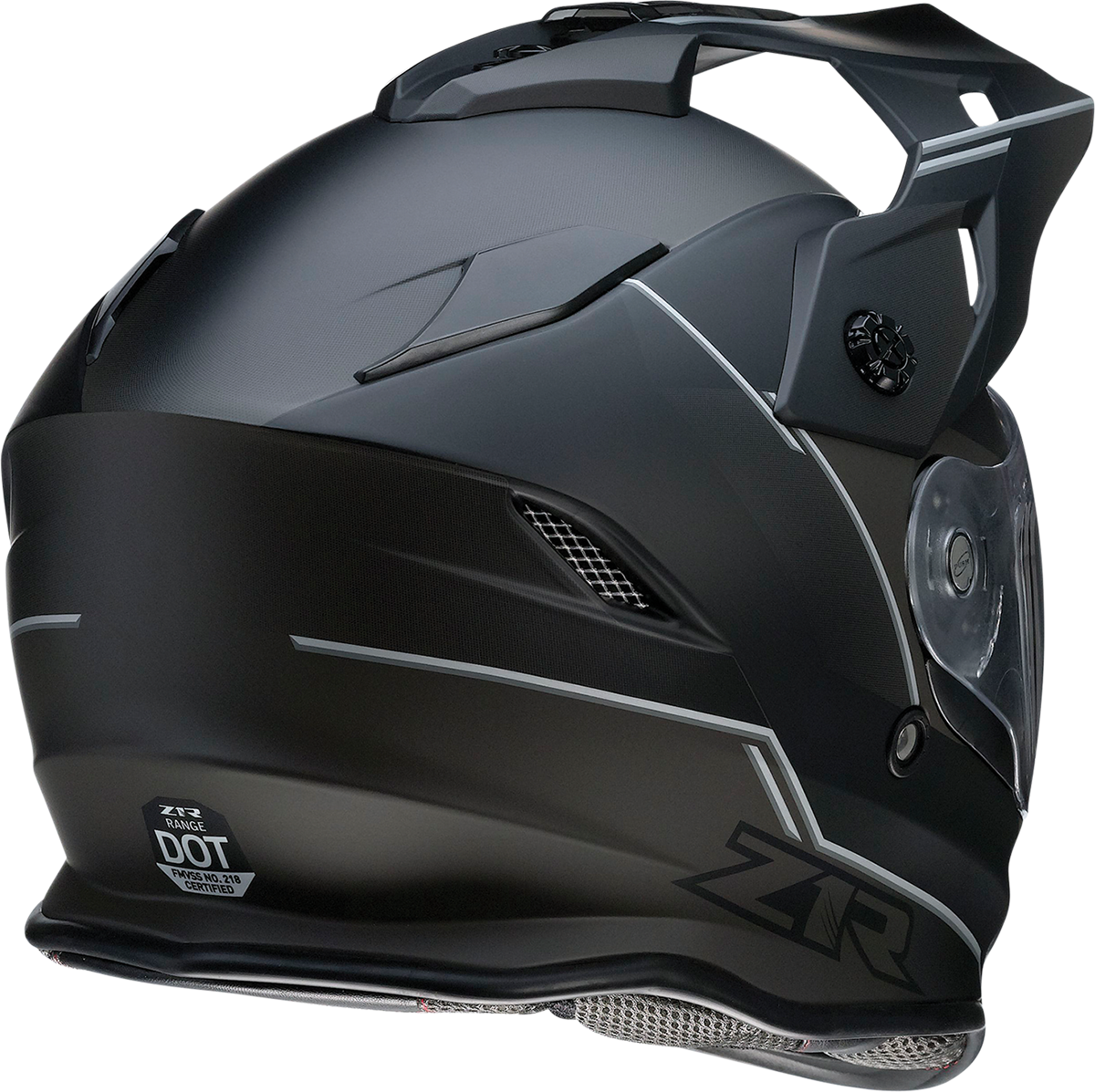 Z1R, Z1R Range Snow Helmet Bladestorm Electric Dual Pane Black/White Small 0101-14048