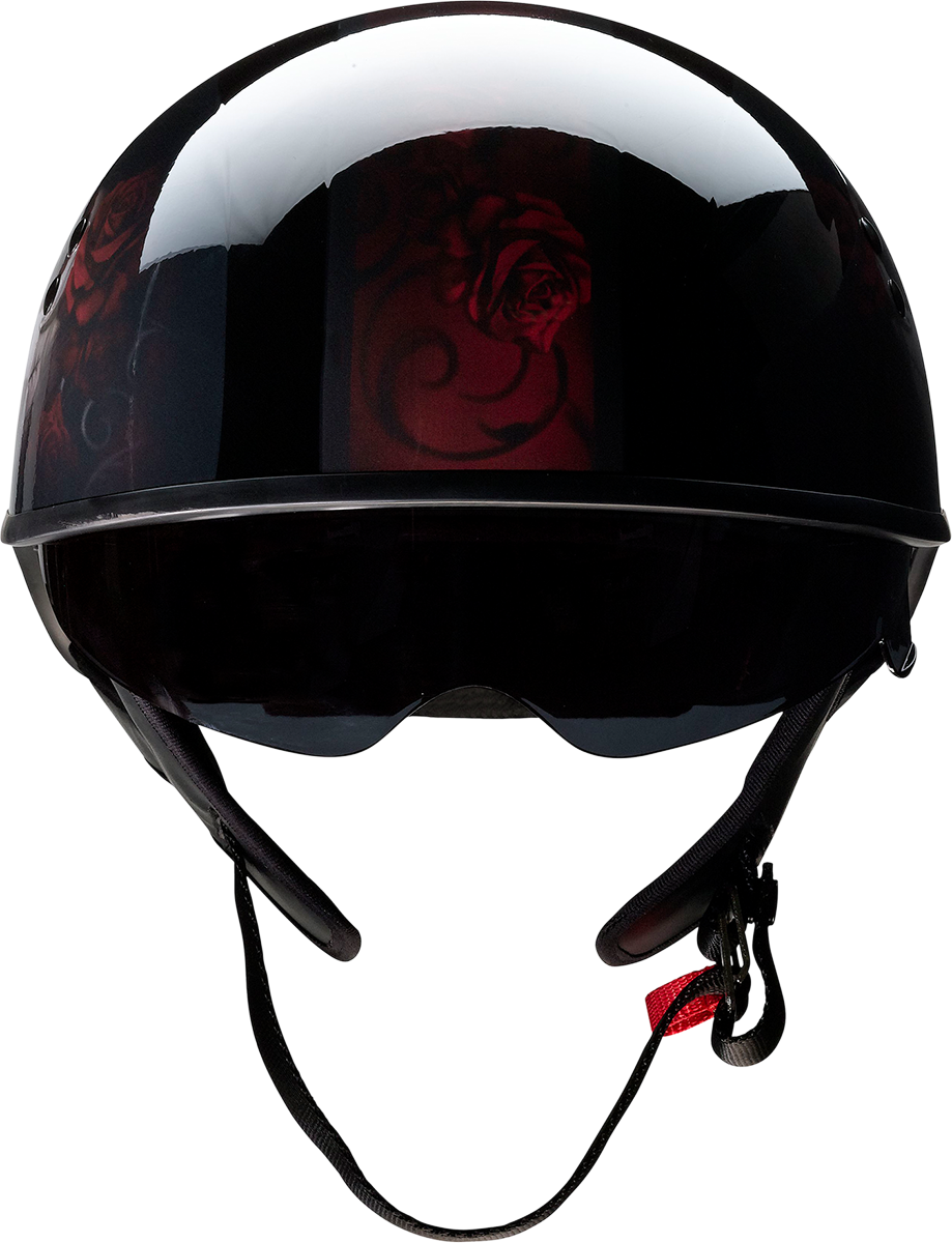 Z1R, Z1R Vagrant Helmet - Red Catrina, Black/Red, Large – Part Number 0103-1316