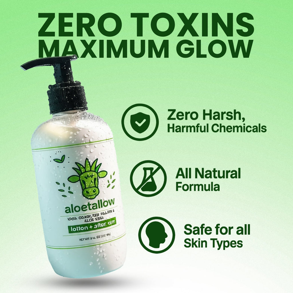 Tallow + Aloe Face & Body Lotion | 8 Clean Ingredients